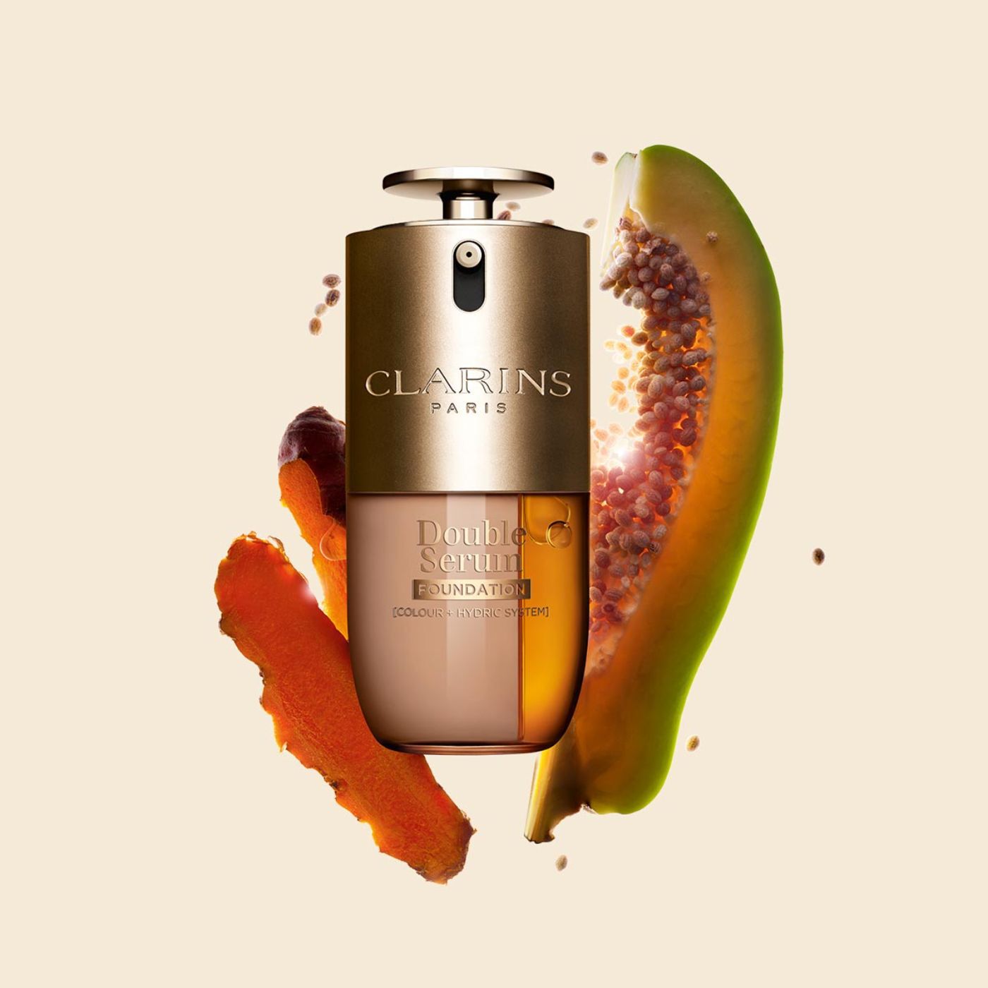 DOUBLE SERUM FOUNDATION - Hybride Serumfoundation met Stralende