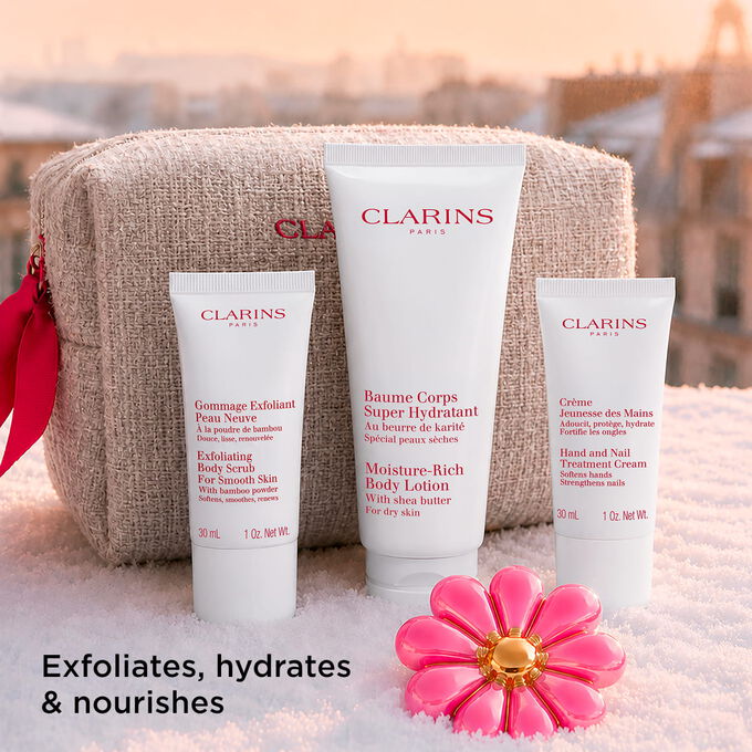 Coffret Soin Corps Hydratant et Exfoliant