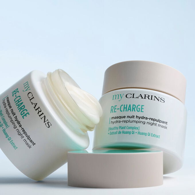 My Clarins RE-CHARGE hydra-replumping night mask