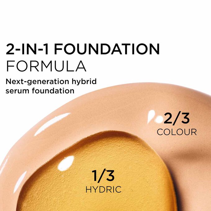 DOUBLE SERUM FOUNDATION - Fond de teint S&eacute;rum &Eacute;clat et Hybride