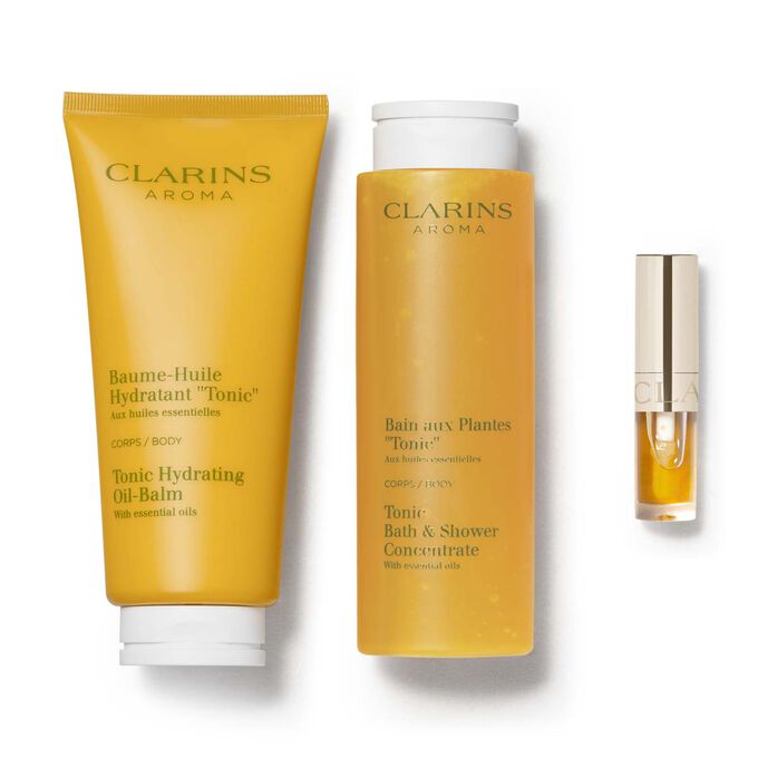 Coffret Soin Corps Tonifiant avec des huiles essentielles