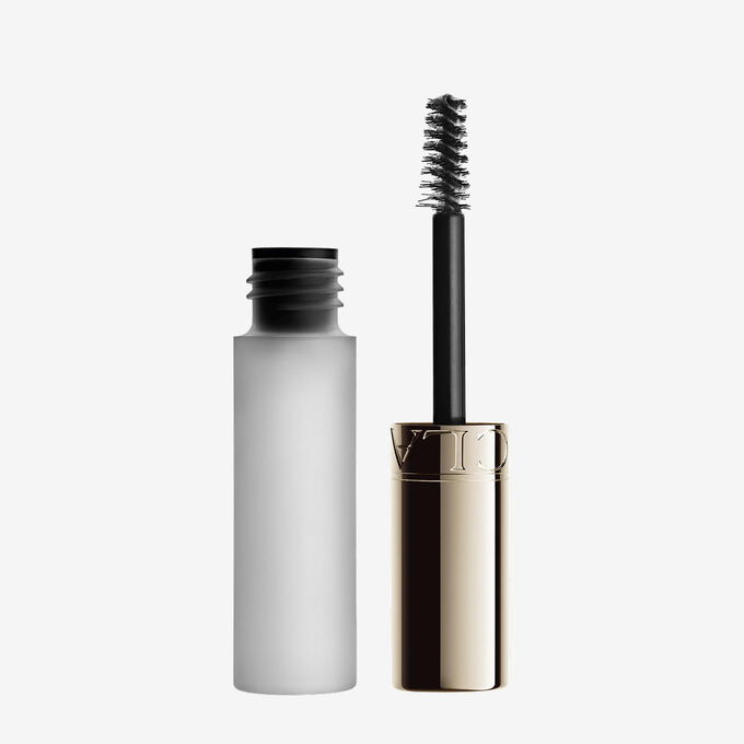Plan produit du  Fixateur Sourcils Wonder Sculpt Clarins transparent, pour sculpter, lifter puis fixer les sourcils, tout en offrant une tenue naturelle et pr&eacute;cise longue dur&eacute;e.