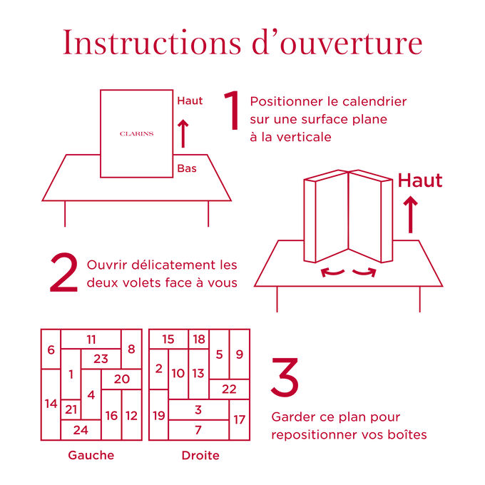 Calendrier de l'Avent - 24 cases