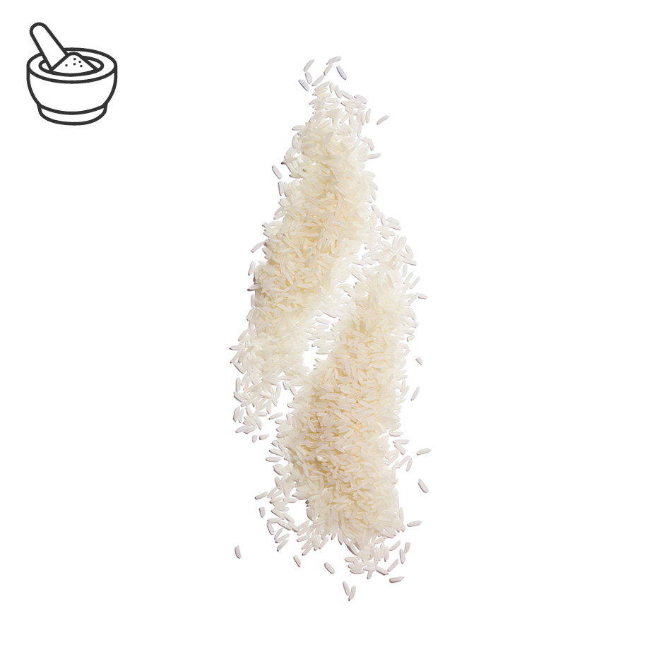 Rijst&nbsp;-Rijstpoeder-Oryza sativa (rice) starch
