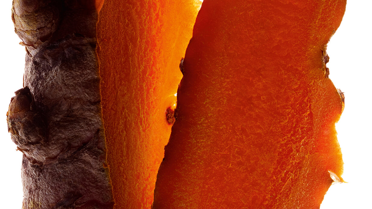 Kurkuma, hoofdingrediënt van de Double Serum-collectie