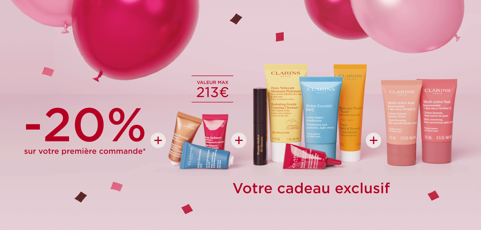 Offre de bienvenue : 20 % de réduction + votre cadeau exceptionnel !