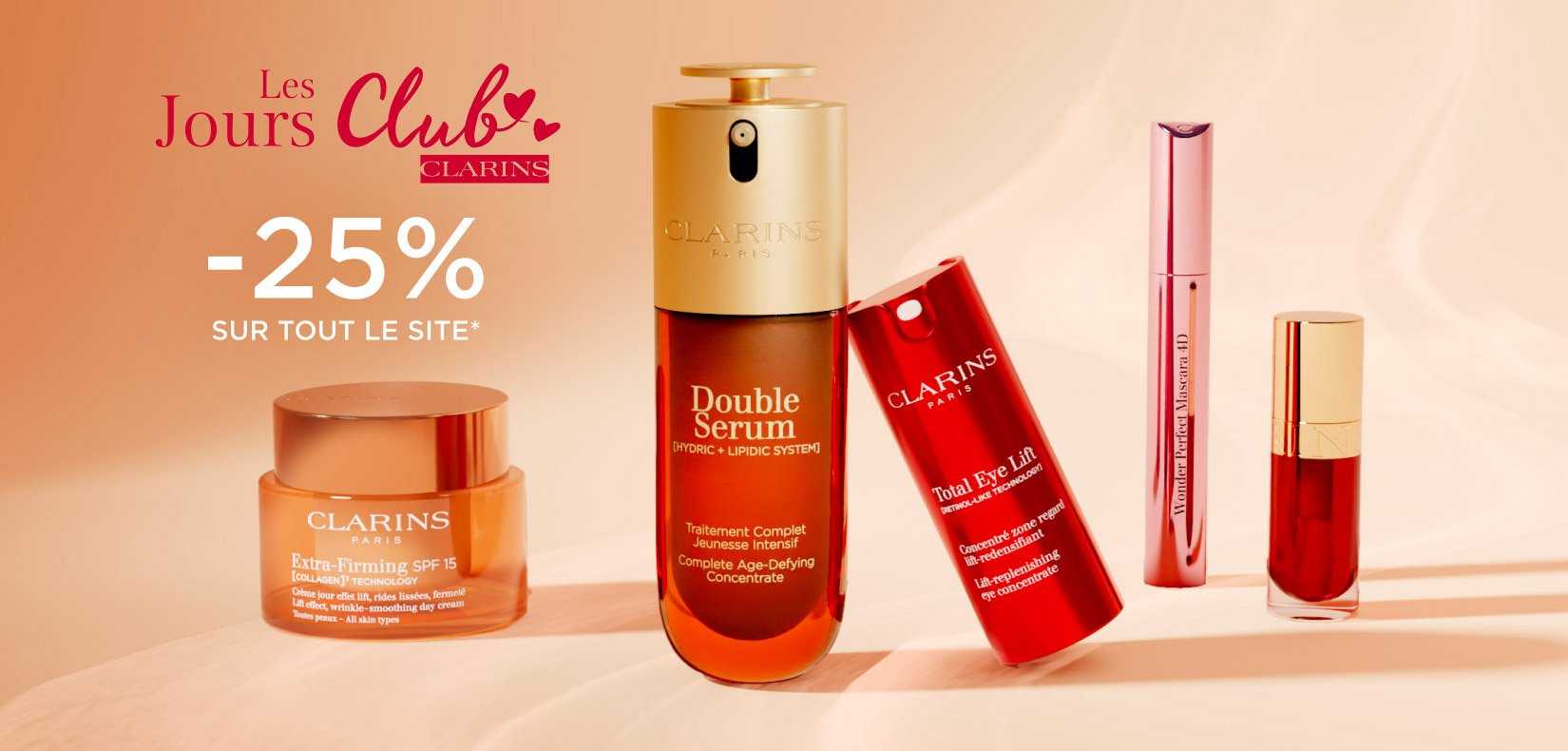 Offre Flash : Les Jours Club Clarins !