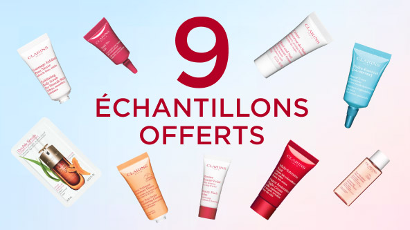 9 échantillons offerts