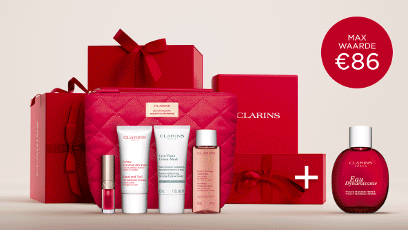Sinterklaas met Clarins 