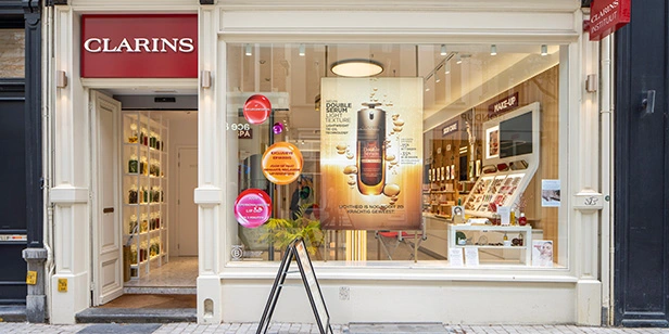 Clarins-winkeletalage