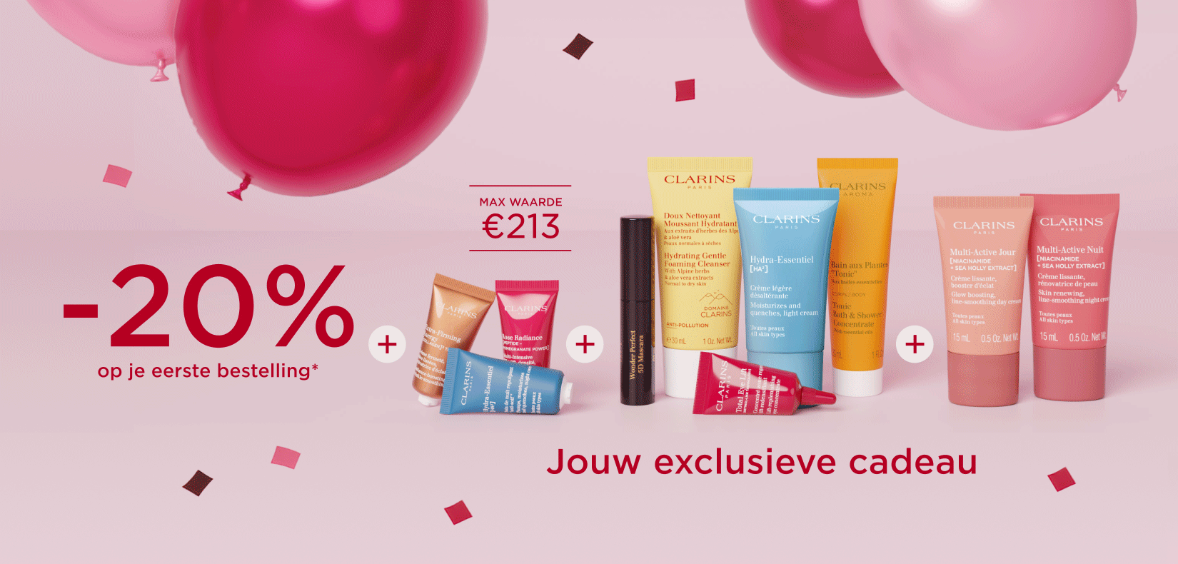 Welkomstaanbieding: 20% KORTING + je iconische cadeau!