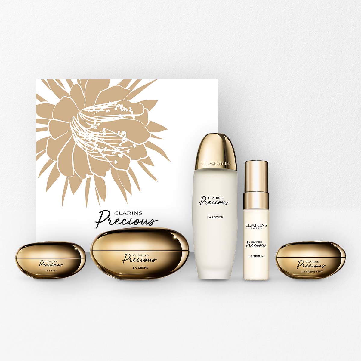 Clarins Precious uitzonderlijke collectie verzorgingsproducten