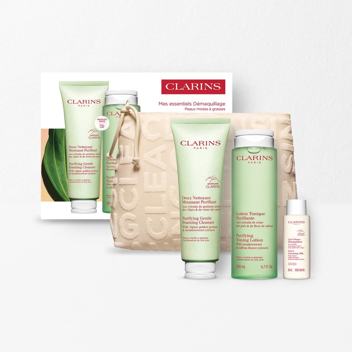 Cleansing essentials -  Voor de gemengde tot vette huid