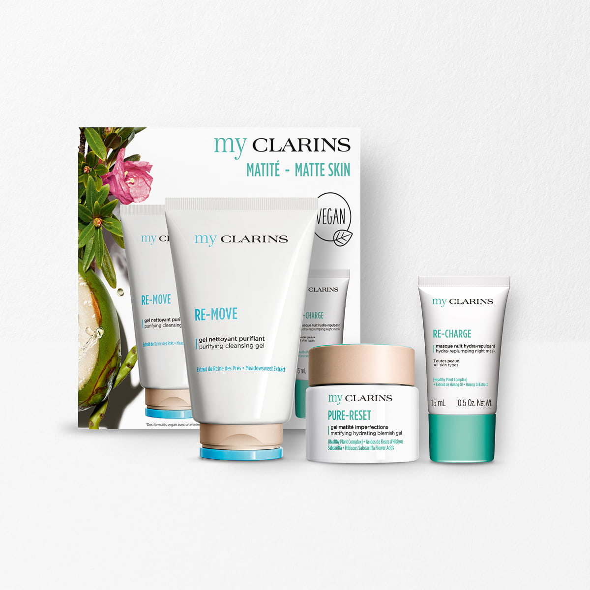 Matterende essentials van My Clarins