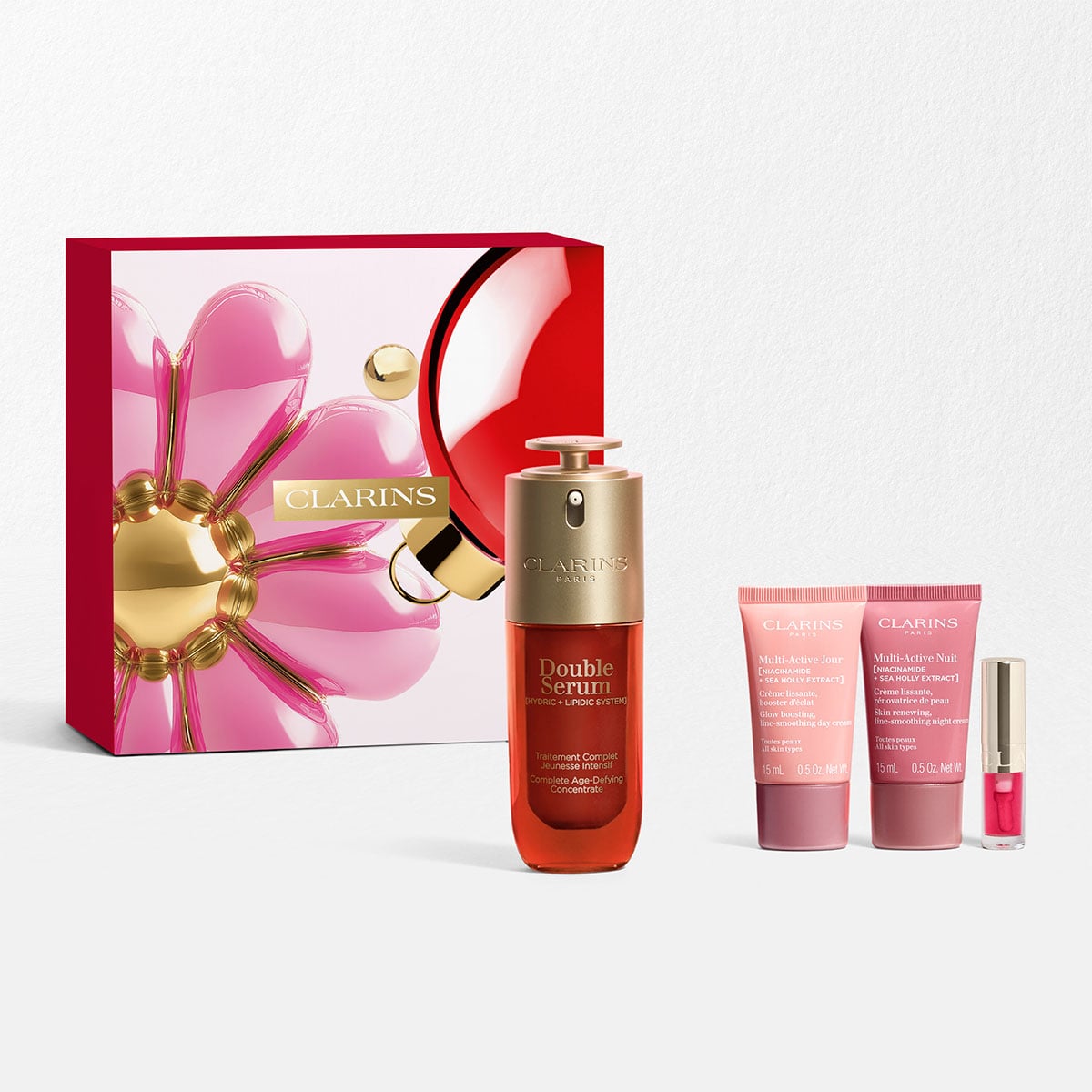 Anti-Ageing Verzorgingsset Double Serum en Multi-Active 30+