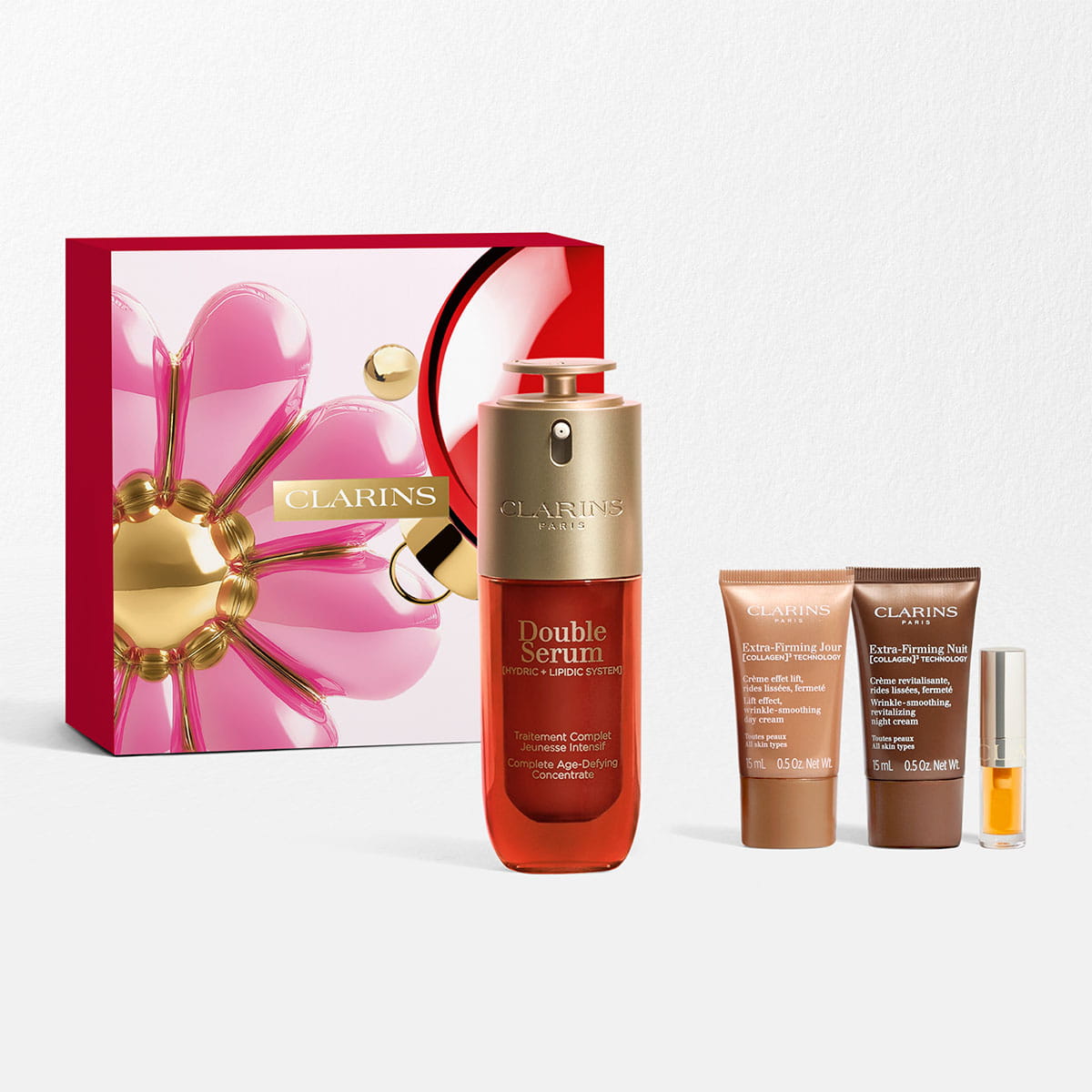 Anti-Ageing Verzorgingsset Double Serum en Extra-Firming 40+
